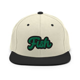 CUSTOM SNAPBACK HAT • FISH STYLE FONT • 1 •