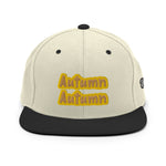 CUSTOM SNAPBACK HAT • AUTUMN STYLE FONT • 2 •