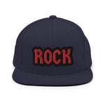 CUSTOM SNAPBACK HAT • ROCK STYLE FONT • 1 •