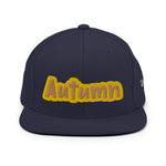 CUSTOM SNAPBACK HAT • AUTUMN STYLE FONT • 1 •