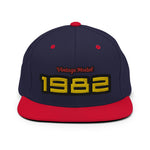 CUSTOM YEAR OF BIRTH SNAPBACK HAT.