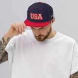 CUSTOM SNAPBACK HAT • USA STYLE FONT • 1 •