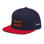 CUSTOM SNAPBACK HAT • ROCKS STYLE FONT • 2 •