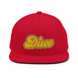 CUSTOM SNAPBACK HAT • DISCO STYLE FONT • 1 •