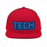 CUSTOM SNAPBACK HAT • TECH STYLE FONT • 1 •