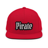 CUSTOM SNAPBACK HAT • PIRATE STYLE FONT • 1 •