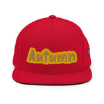 CUSTOM SNAPBACK HAT • AUTUMN STYLE FONT • 1 •