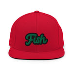 CUSTOM SNAPBACK HAT • FISH STYLE FONT • 1 •