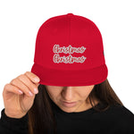 CUSTOM SNAPBACK HAT • CHRISTMAS STYLE FONT • 2 •