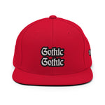 CUSTOM SNAPBACK HAT • GOTHIC STYLE FONT • 2 •