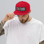 CUSTOM SNAPBACK HAT • PIRATE STYLE FONT • 1 •