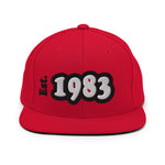 CUSTOM YEAR OF BIRTH • SNAPBACK HAT • ESTABLISHED ???? ADD ANY YEAR