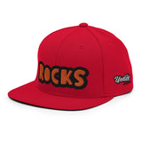 CUSTOM SNAPBACK HAT • ROCKS STYLE FONT • 1 •