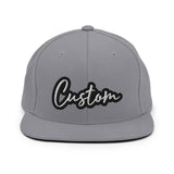 CUSTOM SNAPBACK HAT. ADD YOUR TEXT.