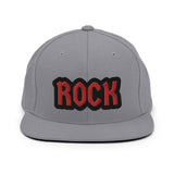 CUSTOM SNAPBACK HAT • ROCK STYLE FONT • 1 •