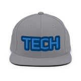 CUSTOM SNAPBACK HAT • TECH STYLE FONT • 1 •