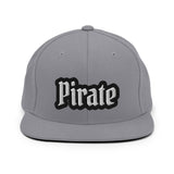 CUSTOM SNAPBACK HAT • PIRATE STYLE FONT • 1 •