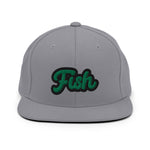 CUSTOM SNAPBACK HAT • FISH STYLE FONT • 1 •