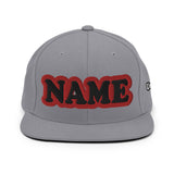 CUSTOM NAME • SNAPBACK HAT • ADD ANY NAME/WORD/YEAR/DATE/AGE/NUMBER