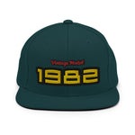 CUSTOM YEAR OF BIRTH SNAPBACK HAT.