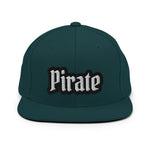 CUSTOM SNAPBACK HAT • PIRATE STYLE FONT • 1 •