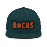 CUSTOM SNAPBACK HAT • ROCKS STYLE FONT • 1 •