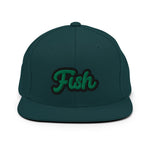 CUSTOM SNAPBACK HAT • FISH STYLE FONT • 1 •