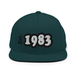 CUSTOM YEAR OF BIRTH • SNAPBACK HAT • ESTABLISHED ???? ADD ANY YEAR