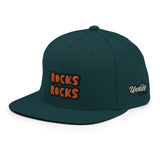 CUSTOM SNAPBACK HAT • ROCKS STYLE FONT • 2 •