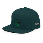 CUSTOM SNAPBACK HAT • FISH STYLE FONT • 2 •