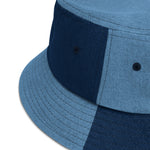 CUSTOM DENIM BUCKET HAT • USA STYLE FONT • 1 •