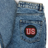 CUSTOM IRON-ON PATCH • USA STYLE FONT • 1 •