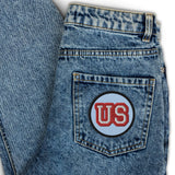 CUSTOM IRON-ON PATCH • USA STYLE FONT • 1 •