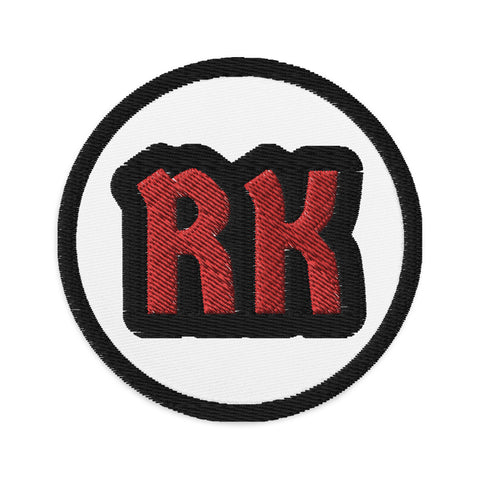 CUSTOM IRON-ON PATCH • ROCK STYLE FONT • 1 •