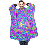 SHNOODIE | PSYCHEDELIC EYES ART | ONE-SIZE | Unisex Blanket Hoodie