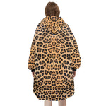 SHNOODIE | LEOPARD | ONE-SIZE |Unisex Blanket Hoodie (Model H59)