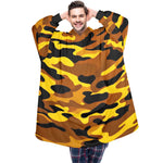 SHNOODIE | CAMO ORANGE | ONE-SIZE | Unisex Blanket Hoodie