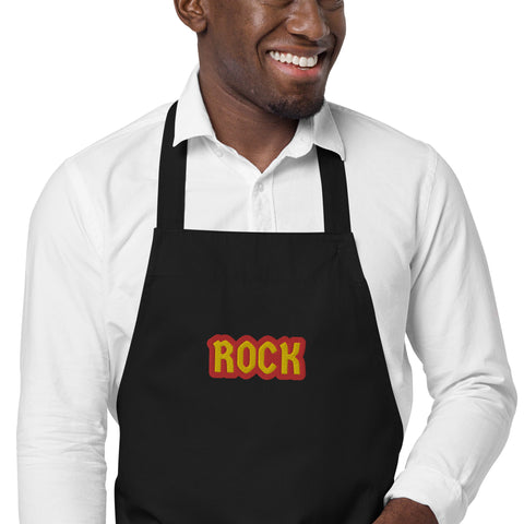 CUSTOM APRON • ROCK STYLE FONT • 1 •