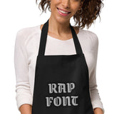 CUSTOM APRON • RAP STYLE FONT • 2 •