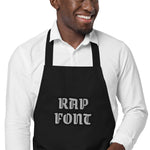 CUSTOM APRON • RAP STYLE FONT • 2 •