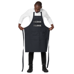 I COOK AS GOOD AS I LOOK • CUSTOM COTTON APRON • BBQ CHEF •