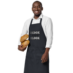 I COOK AS GOOD AS I LOOK • CUSTOM COTTON APRON • BBQ CHEF •