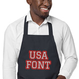 CUSTOM APRON • USA STYLE FONT • 2 •