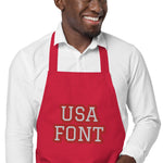 CUSTOM APRON • USA STYLE FONT • 2 •