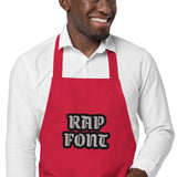 CUSTOM APRON • RAP STYLE FONT • 2 •