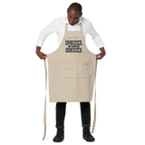 I COOK AS GOOD AS I LOOK • CUSTOM COTTON APRON • BBQ CHEF •