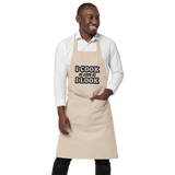 I COOK AS GOOD AS I LOOK • CUSTOM COTTON APRON • BBQ CHEF •