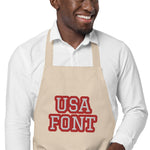 CUSTOM APRON • USA STYLE FONT • 2 •