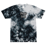 CUSTOM TIE-DYE T-SHIRT • PIRATE STYLE FONT • 2 •