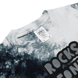 CUSTOM TIE-DYE T-SHIRT• ROCKS STYLE FONT • 2 •